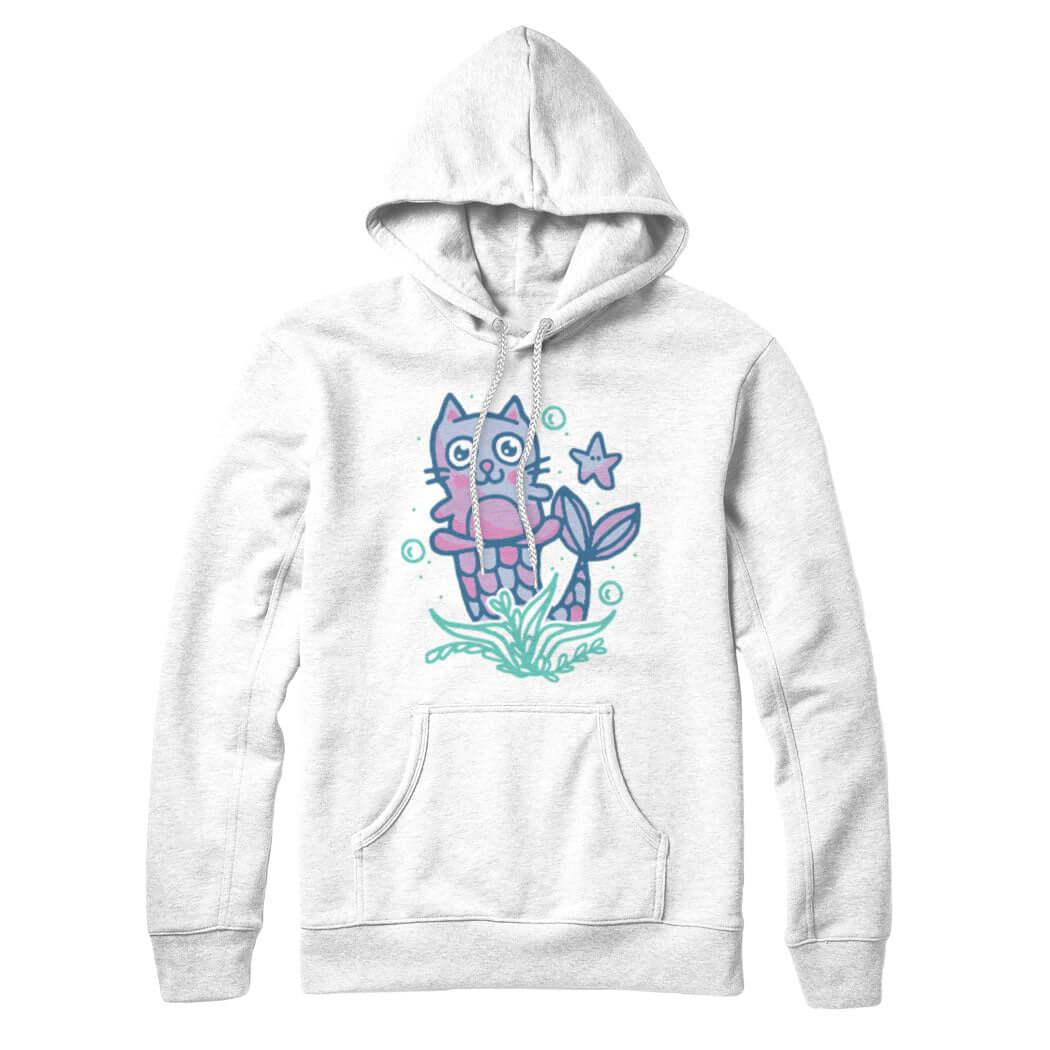 Little Purrmaid Sweatshirt Hoodie - Rocket Factory Apparel