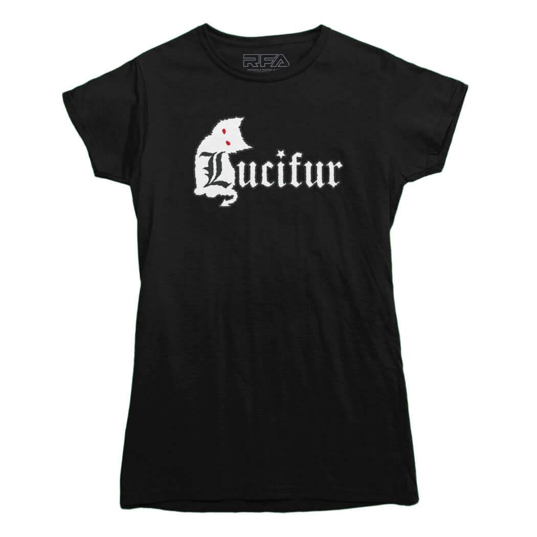 Lucifur Evil Cat T-shirt - Rocket Factory Apparel