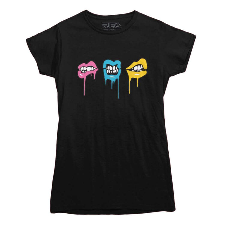 Melting Lips T-shirt - Rocket Factory Apparel