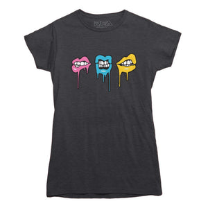 Melting Lips T-shirt - Rocket Factory Apparel