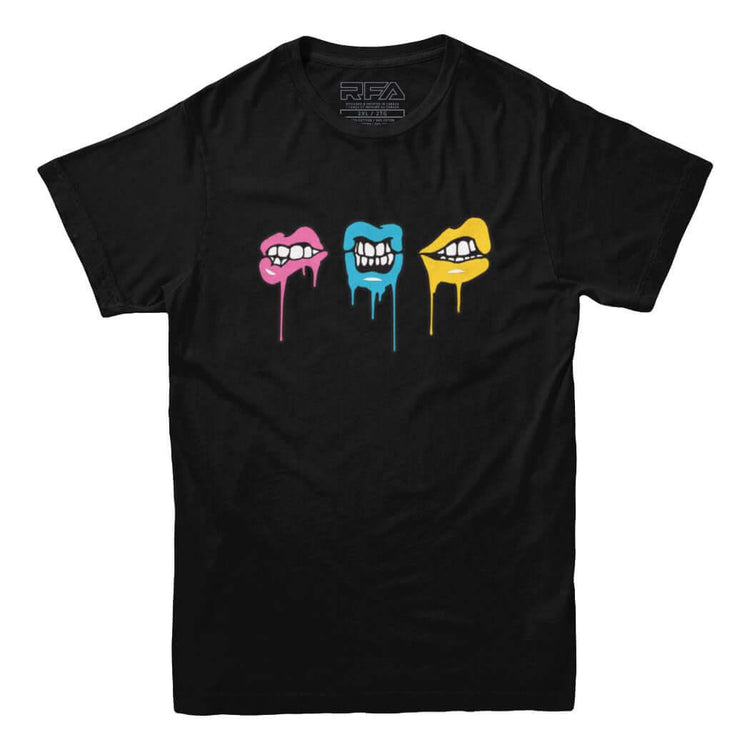 Melting Lips T-shirt - Rocket Factory Apparel