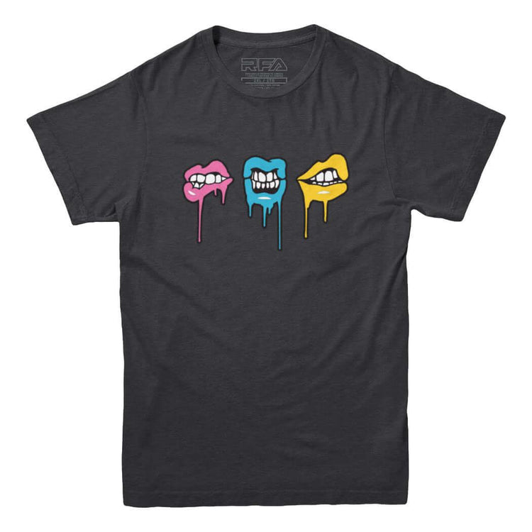 Melting Lips T-shirt - Rocket Factory Apparel