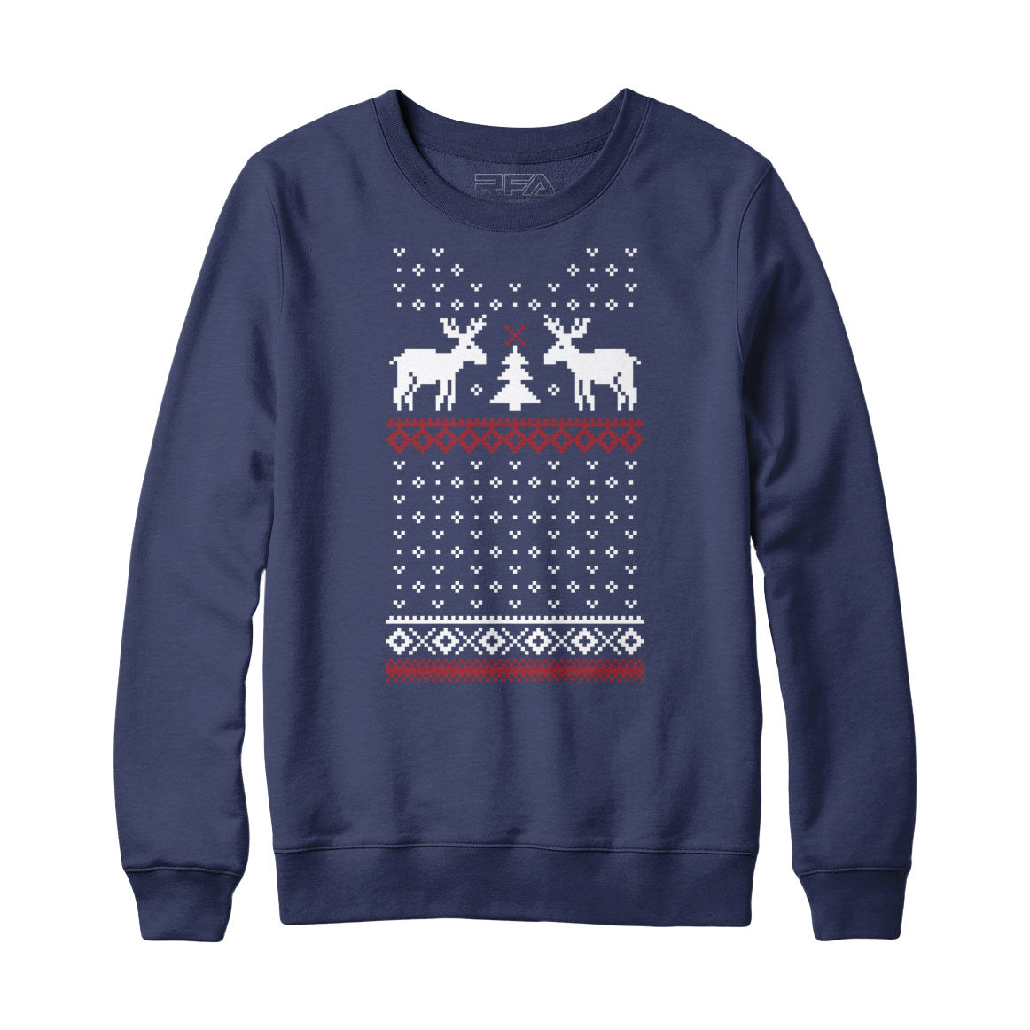 Moose Ugly Christmas Sweater Sweatshirt