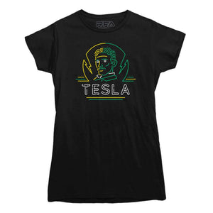 Neon Tesla T-shirt - Rocket Factory Apparel
