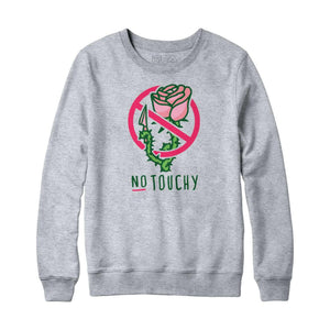 No Touchy Sweatshirt Hoodie - Rocket Factory Apparel