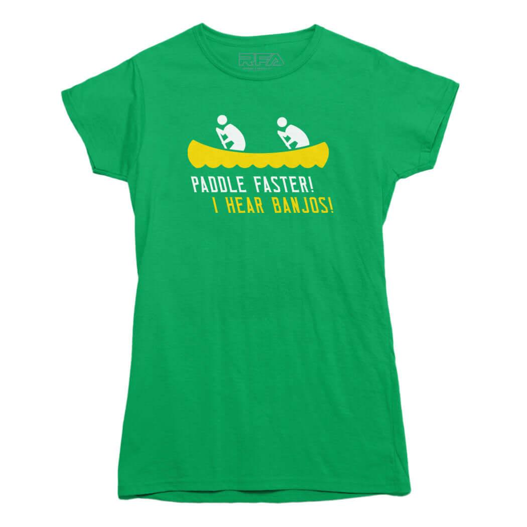 Paddle Faster I Hear Banjos T-Shirt - Rocket Factory Apparel