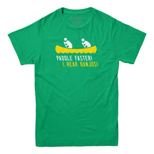 Paddle Faster I Hear Banjos T-Shirt - Rocket Factory Apparel