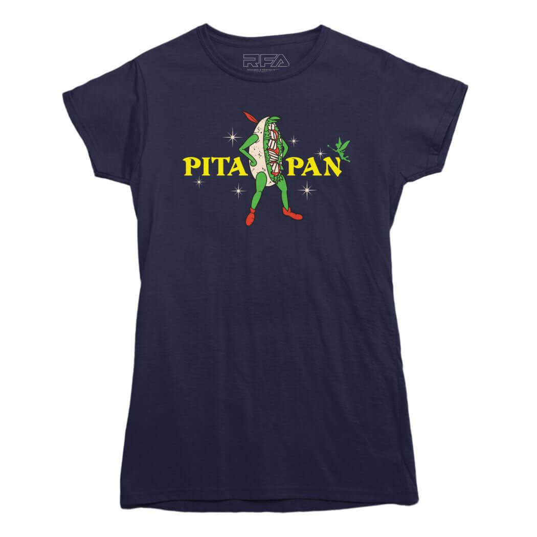 Pita Pan Funny food T-Shirt - Rocket Factory Apparel