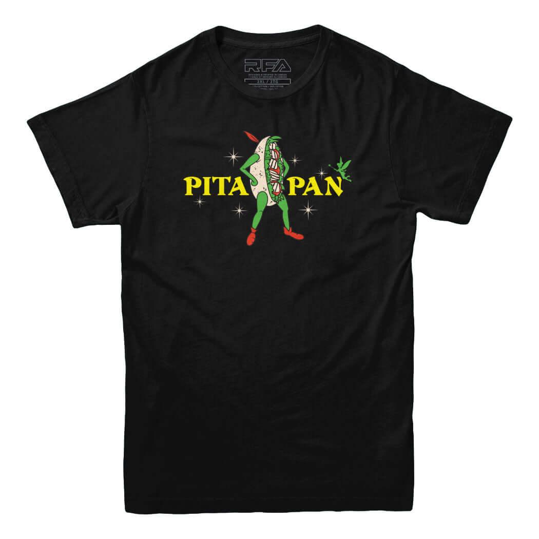Pita Pan Funny food T-Shirt - Rocket Factory Apparel