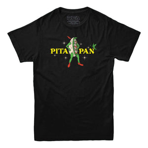 Pita Pan Funny food T-Shirt - Rocket Factory Apparel