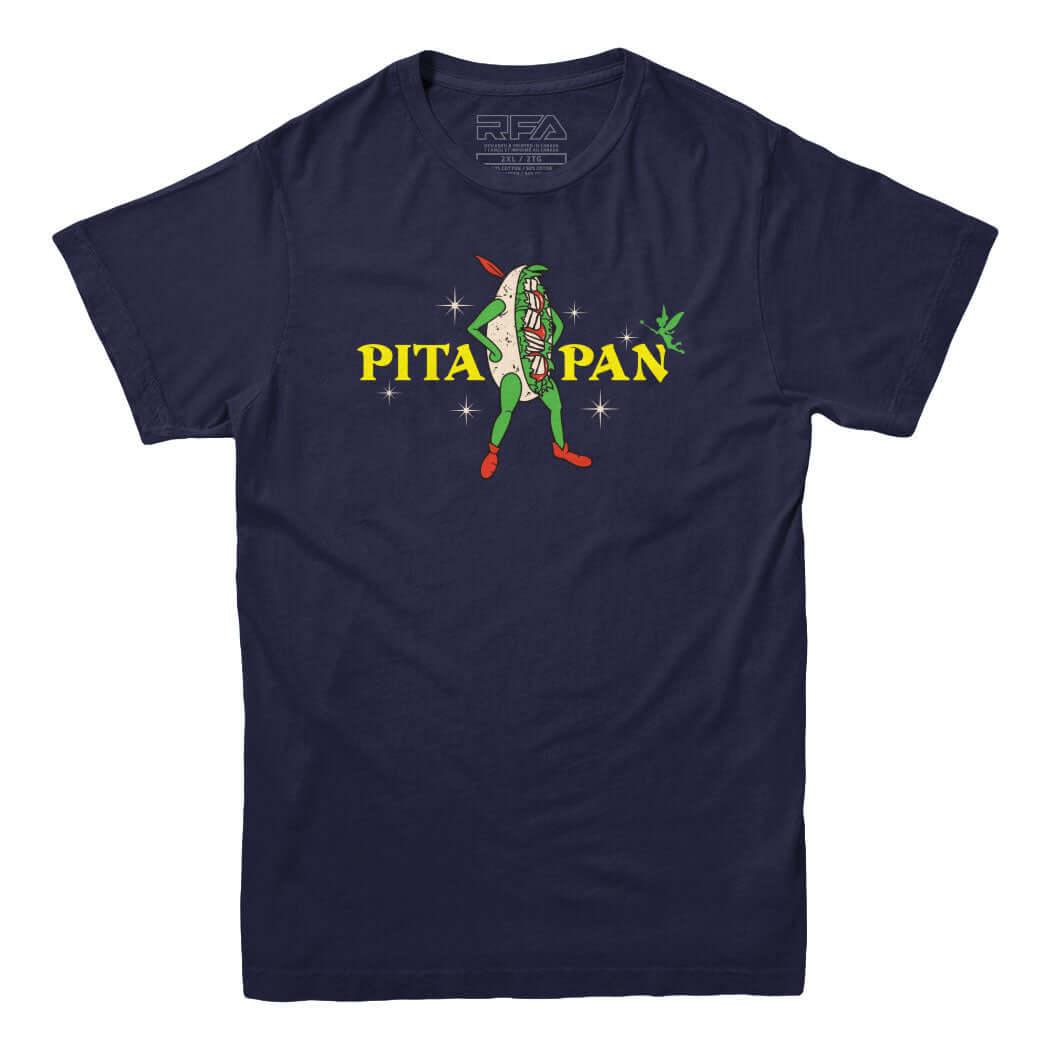 Pita Pan Funny food T-Shirt - Rocket Factory Apparel