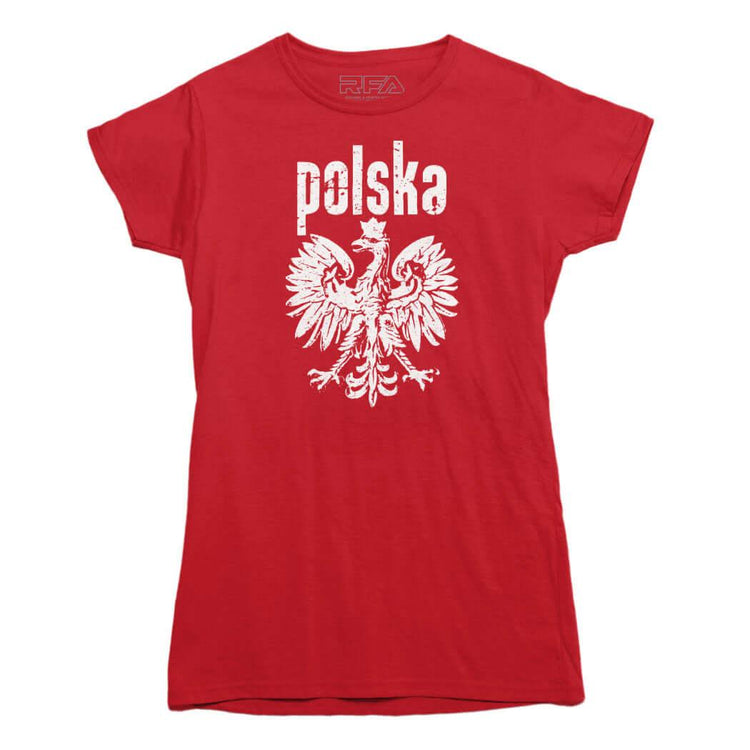Polska Poland Eagle T-shirt - Rocket Factory Apparel
