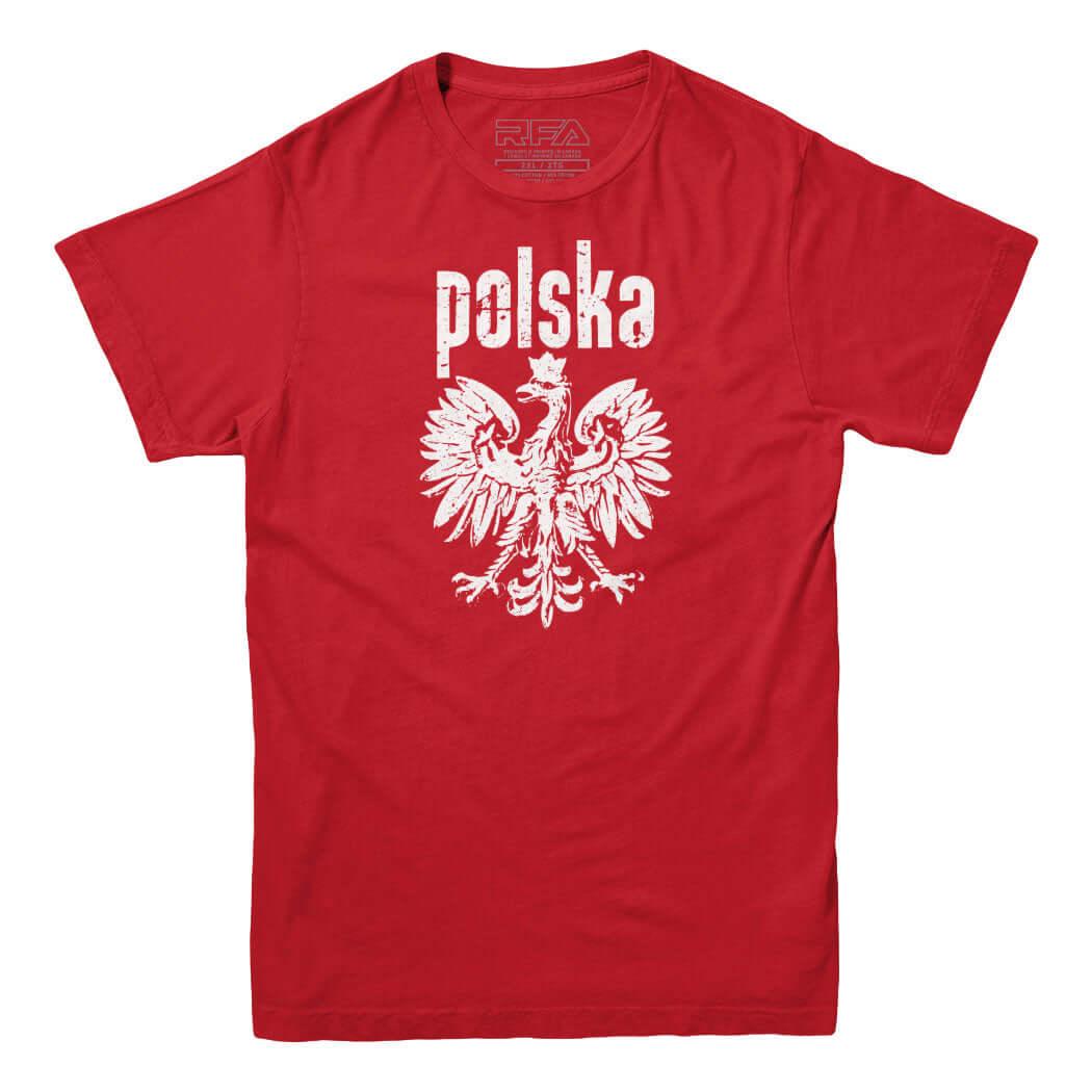 Polska Poland Eagle T-shirt - Rocket Factory Apparel