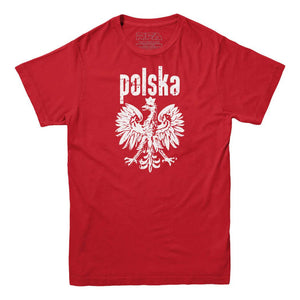 Polska Poland Eagle T-shirt - Rocket Factory Apparel