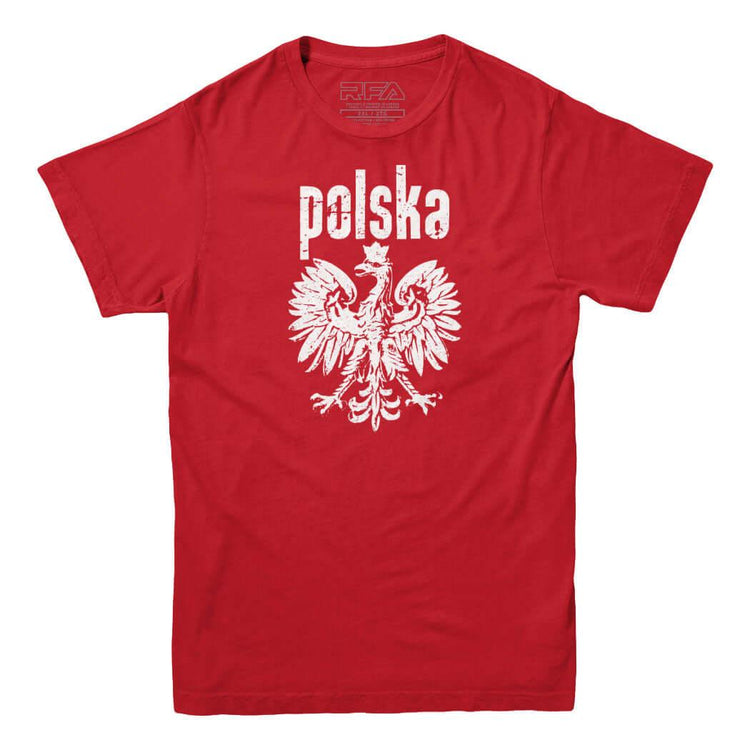 Polska Poland Eagle T-shirt - Rocket Factory Apparel