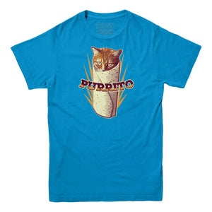 Purrito Burrito Cat Kitten T-Shirt - Rocket Factory Apparel