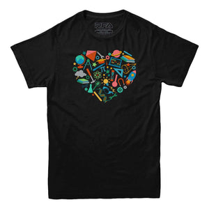 S.T.E.M. Heart T-shirt - Rocket Factory Apparel