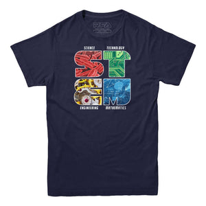 STEM Photo Letters T-shirt - Rocket Factory Apparel
