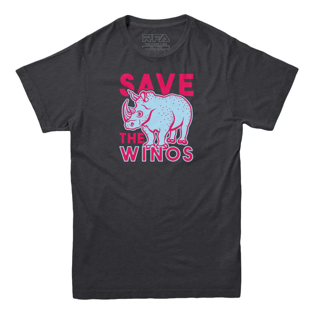 Save the Winos T-shirt - Rocket Factory Apparel
