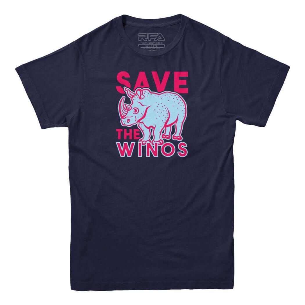 Save the Winos T-shirt - Rocket Factory Apparel