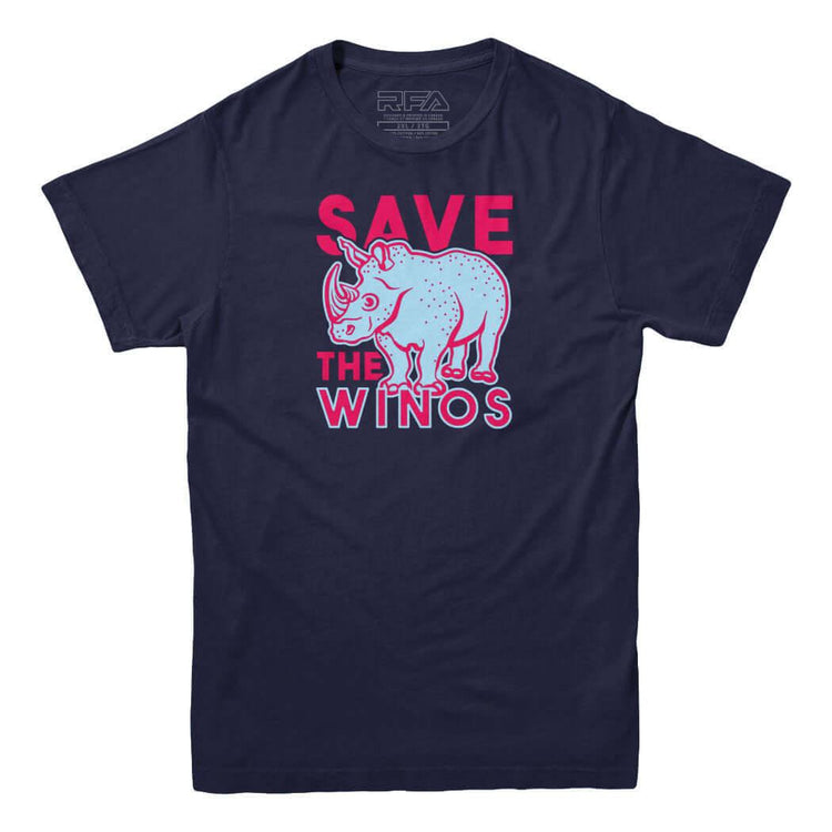 Save the Winos T-shirt - Rocket Factory Apparel