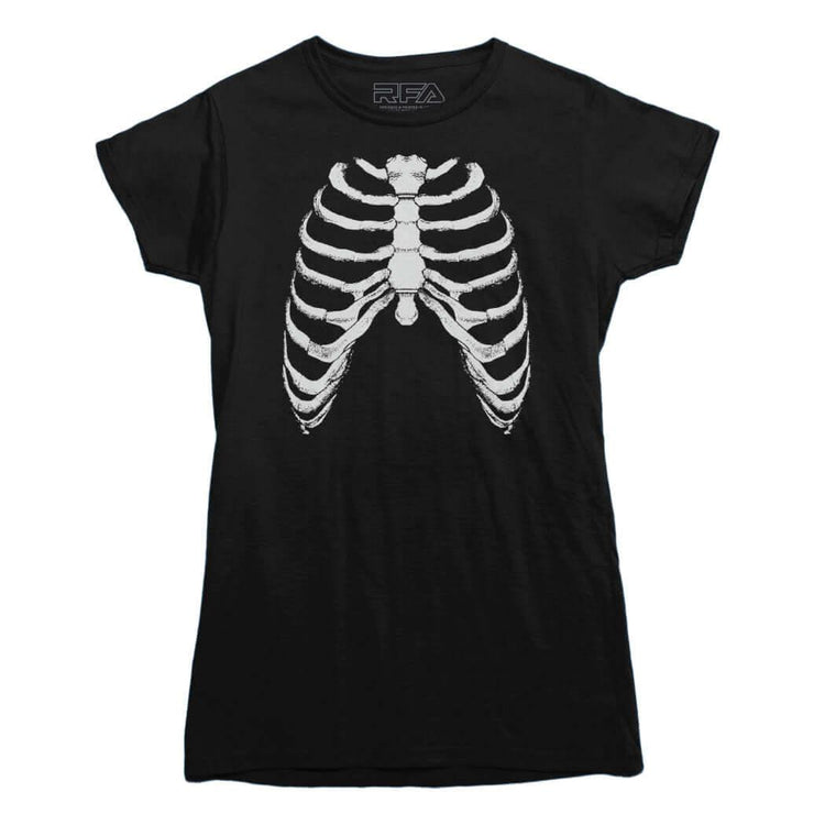 Skeleton Ribcage T-shirt - Rocket Factory Apparel