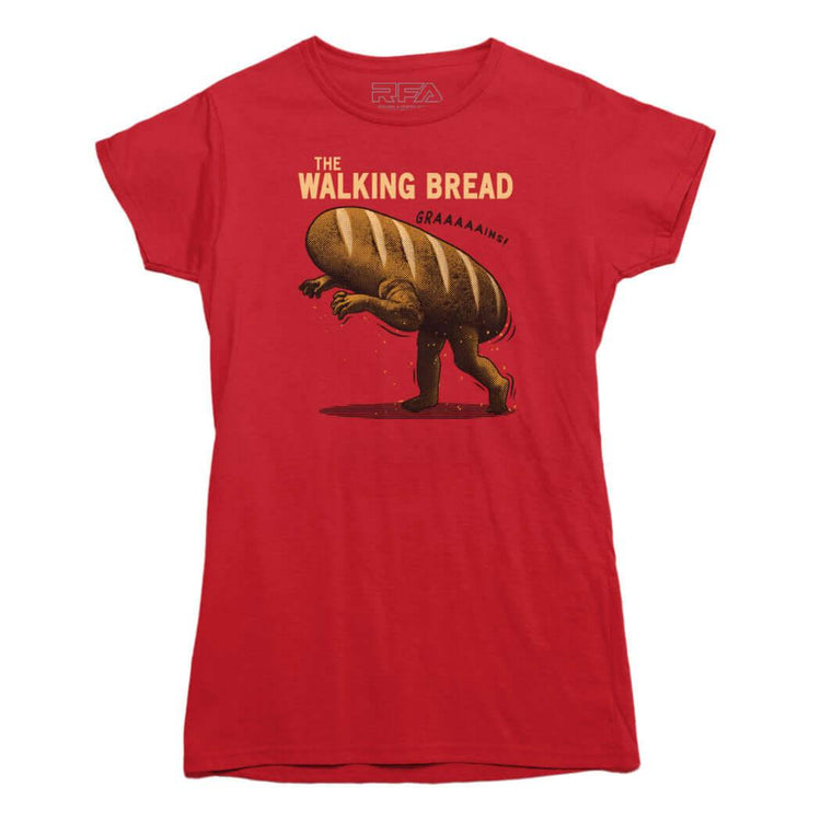 The Walking Bread T-shirt - Rocket Factory Apparel
