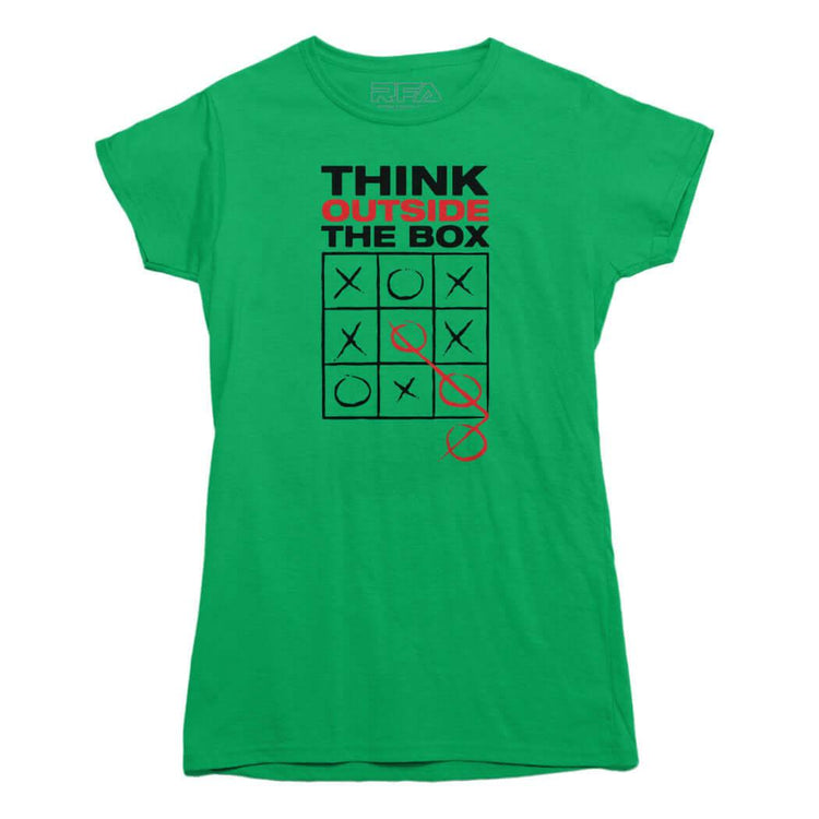 Think Outside The Box T-shirt - Rocket Factory Apparel