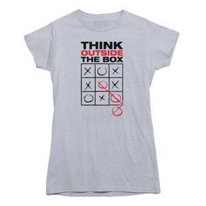 Think Outside The Box T-shirt - Rocket Factory Apparel