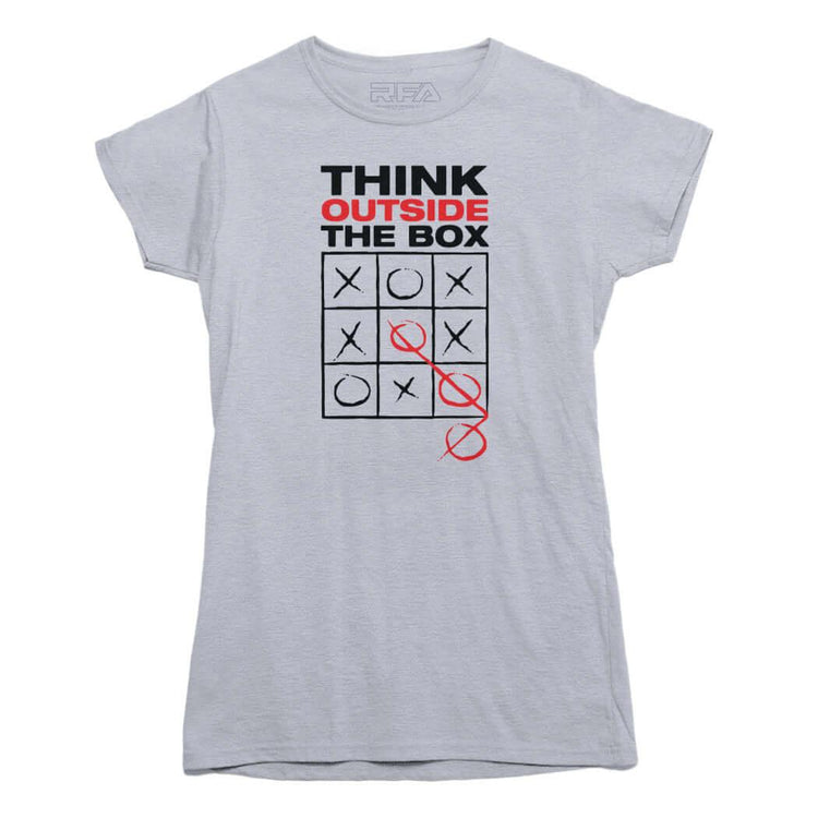 Think Outside The Box T-shirt - Rocket Factory Apparel