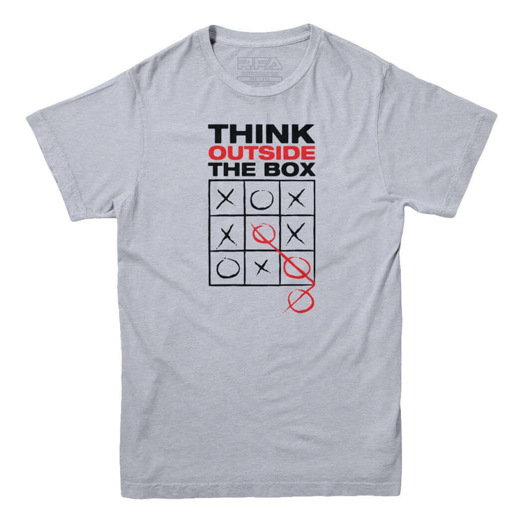 Think Outside The Box T-shirt - Rocket Factory Apparel