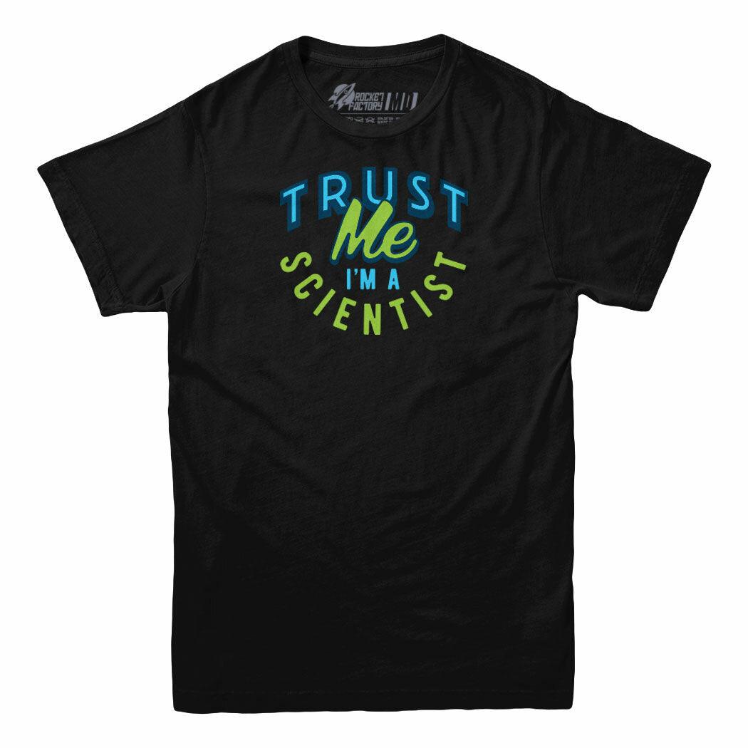 Trust Me I'm A Scientist Mens Black Tee