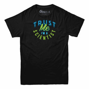 Trust Me I'm A Scientist Mens Black Tee