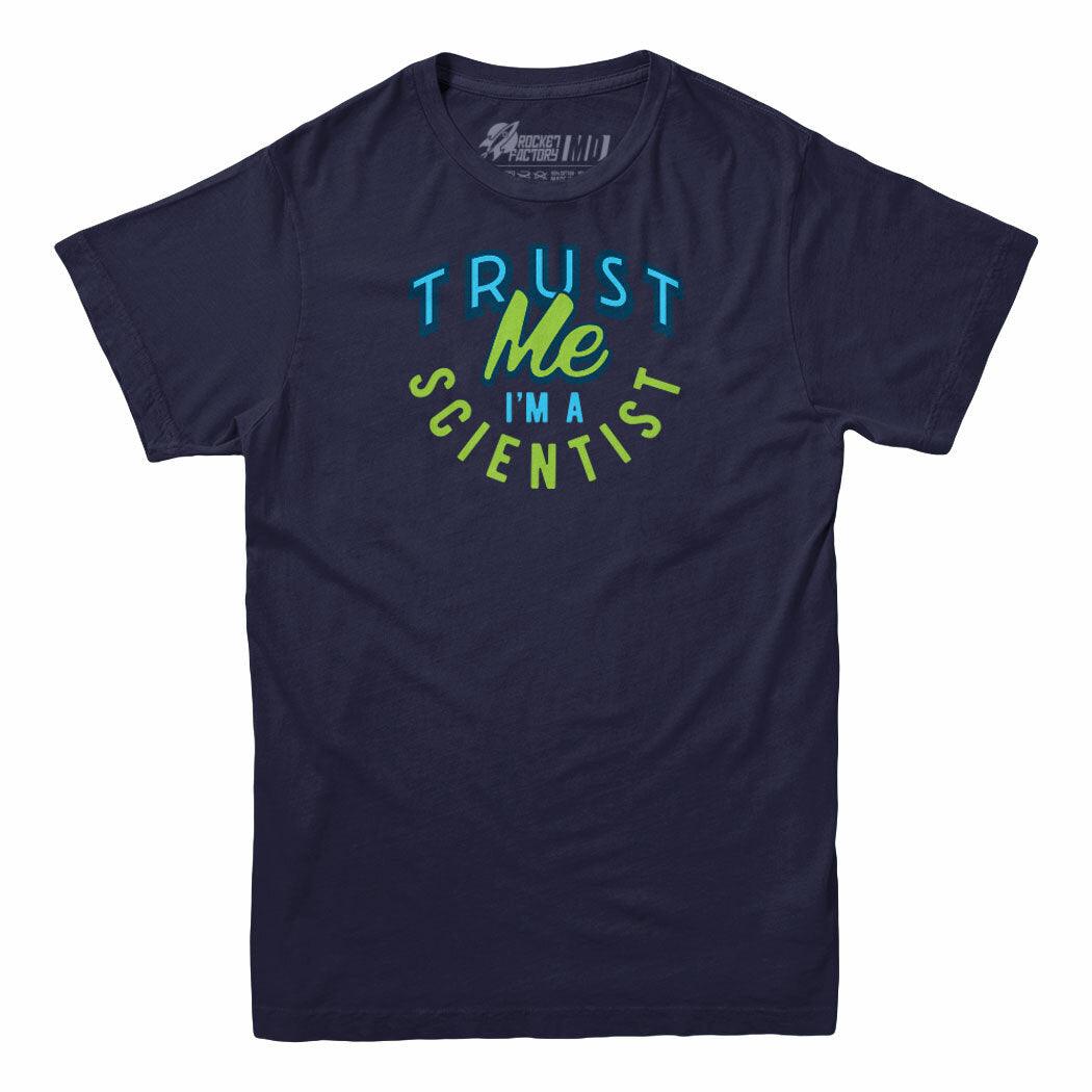 Trust Me I'm A Scientist Mens Navy Tee