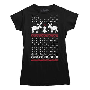 Moose Ugly Christmas T-Shirt - Rocket Factory Apparel