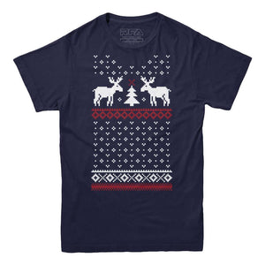 Moose Ugly Christmas T-Shirt - Rocket Factory Apparel