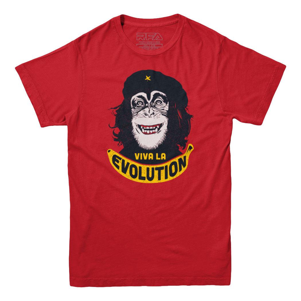 Viva La Evolution T-shirt - Rocket Factory Apparel