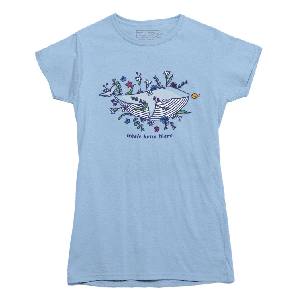 Whale Hello There T-shirt - Rocket Factory Apparel
