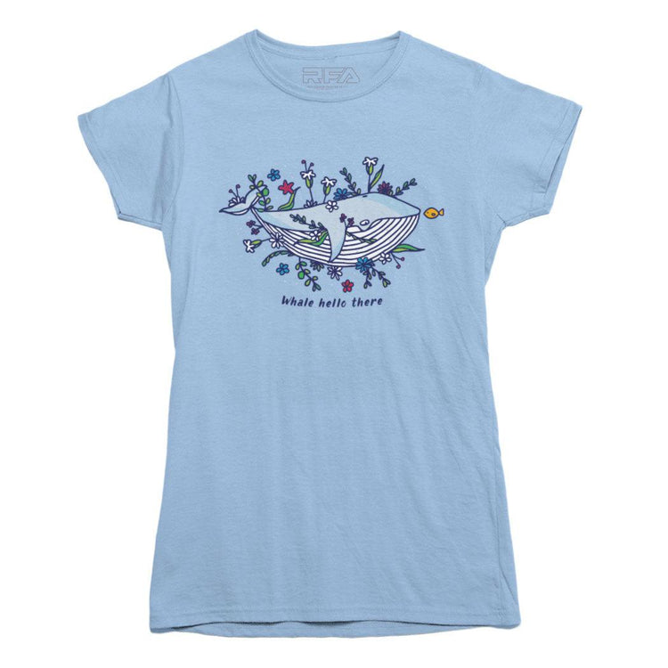 Whale Hello There T-shirt - Rocket Factory Apparel