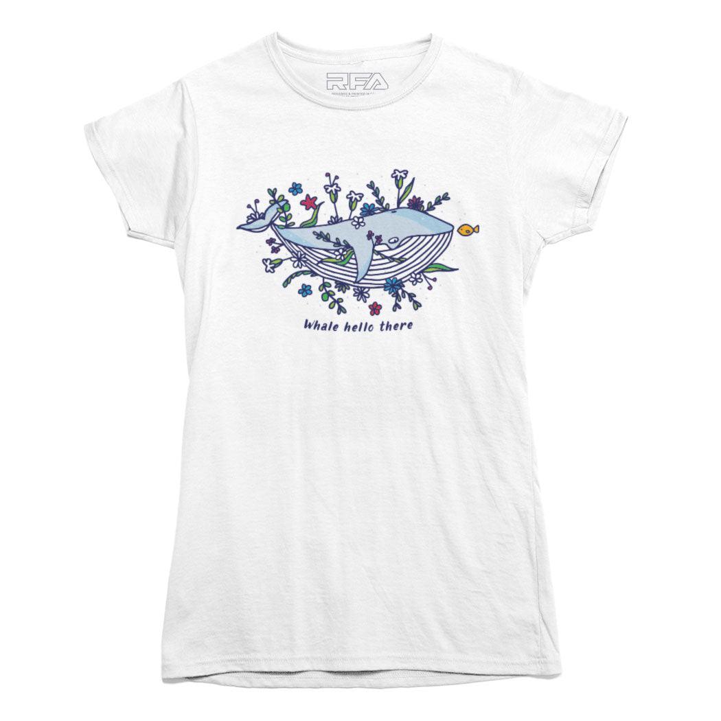 Whale Hello There T-shirt - Rocket Factory Apparel