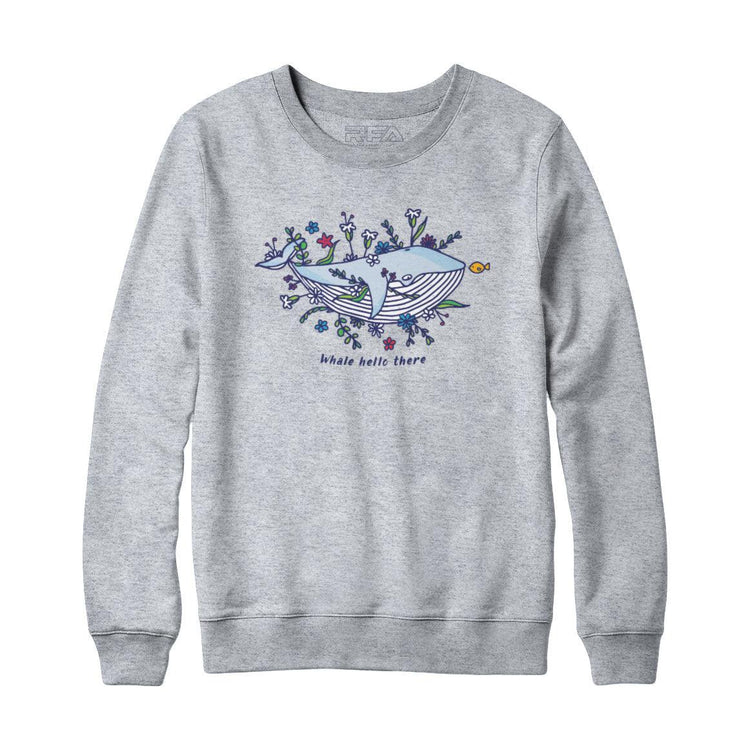 Whale Hello There Sweatshirt Hoodie - Rocket Factory Apparel