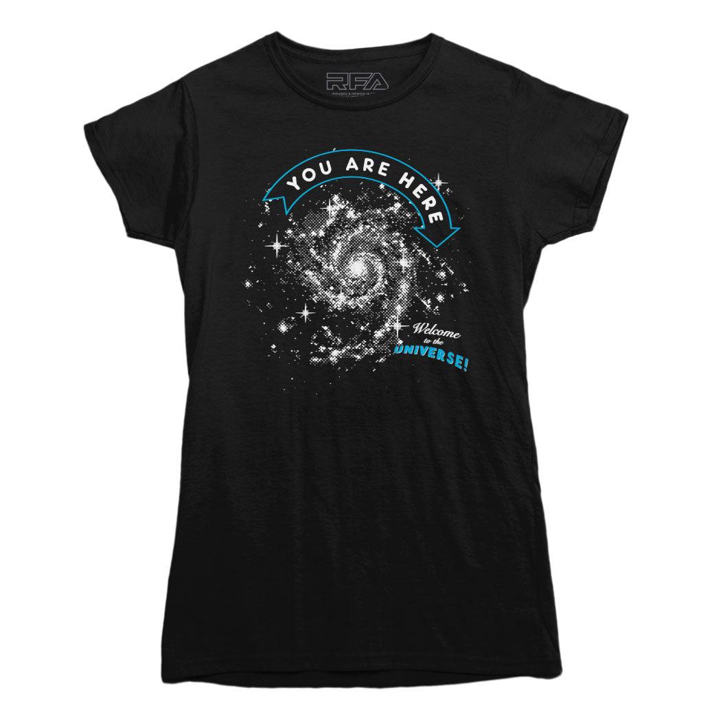 You Are Here Universe T-shirt - Rocket Factory Apparel
