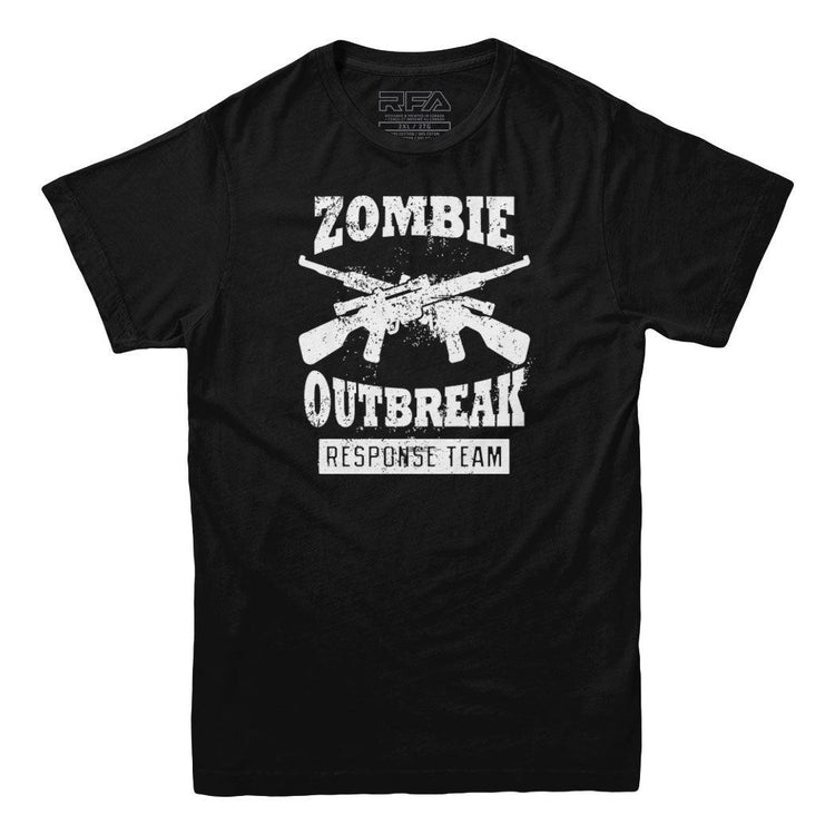 Zombie Outbreak Response Team T-shirt - Rocket Factory Apparel