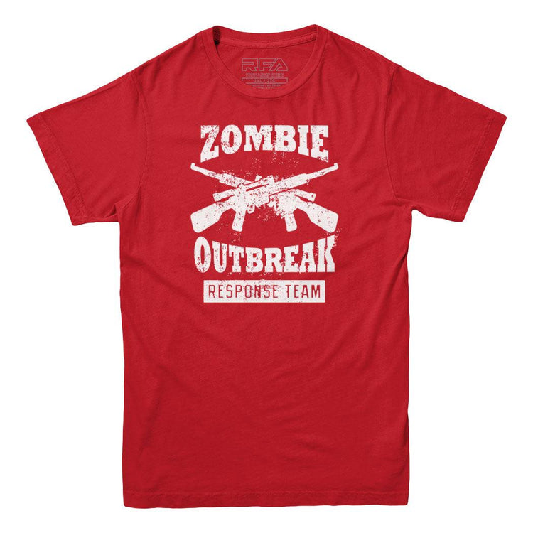 Zombie Outbreak Response Team T-shirt - Rocket Factory Apparel