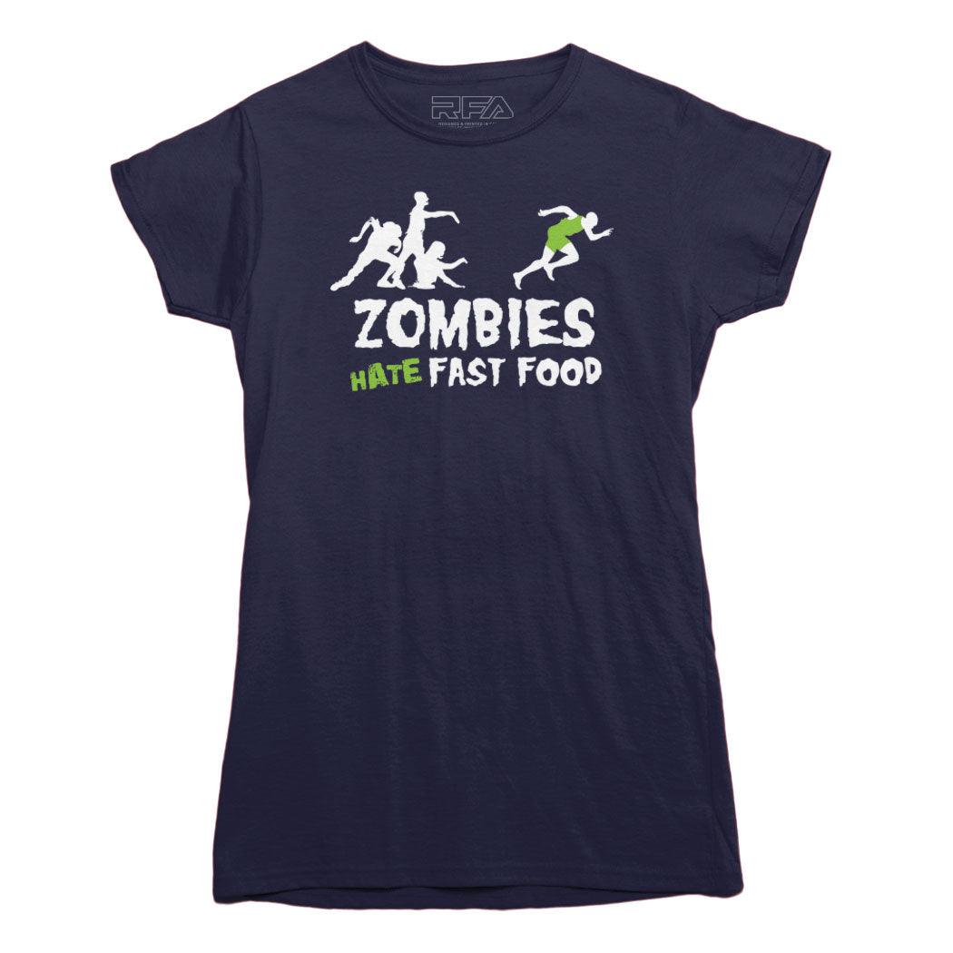 Zombies Hate Fast Food T-Shirt - Rocket Factory Apparel
