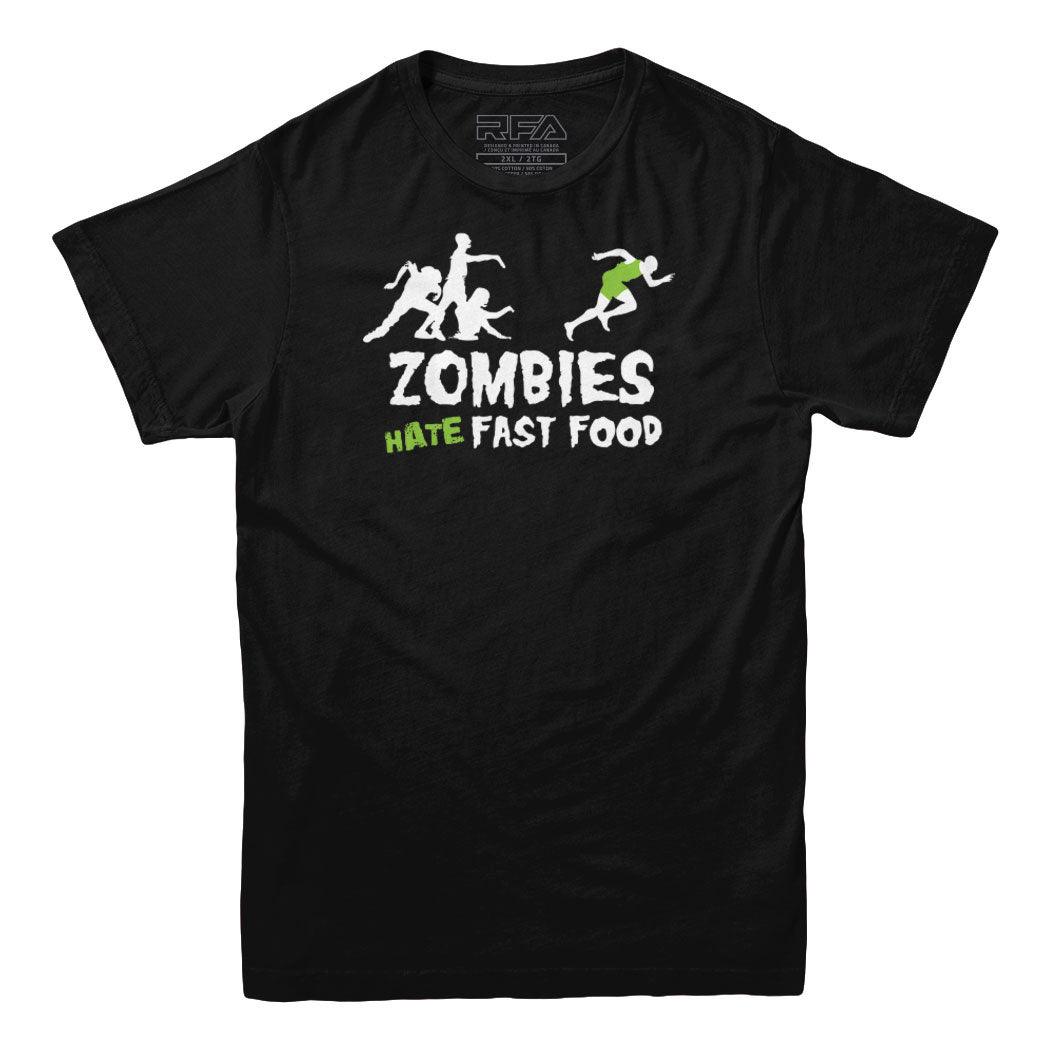 Camiseta Zombies Hate Fast Food