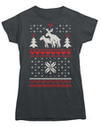Ugly Christmas Sweater Kinky Moose T-shirt