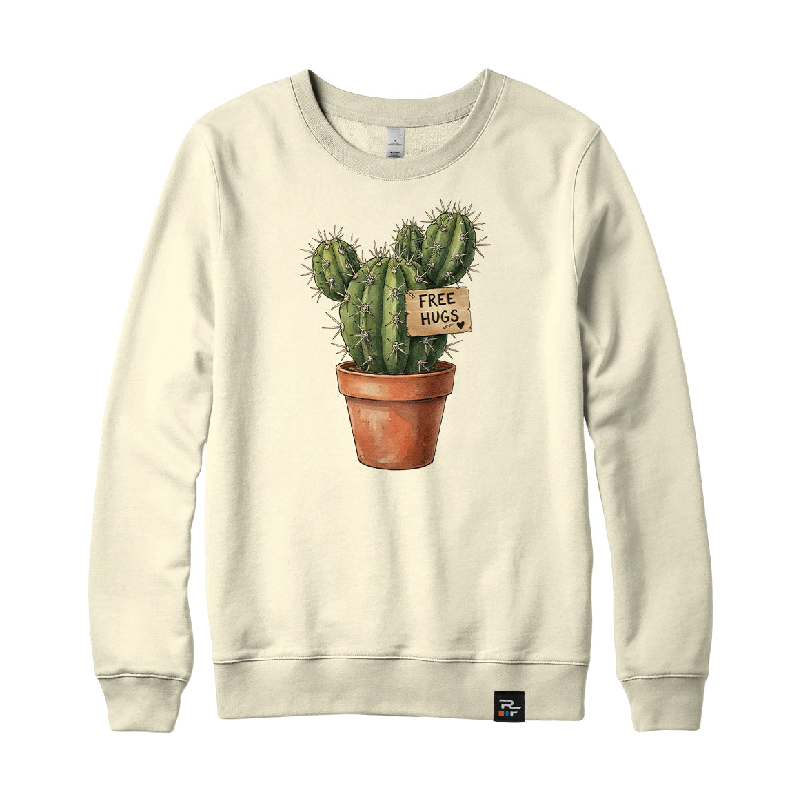 Cactus Free Hugs Crewneck Sweatshirt