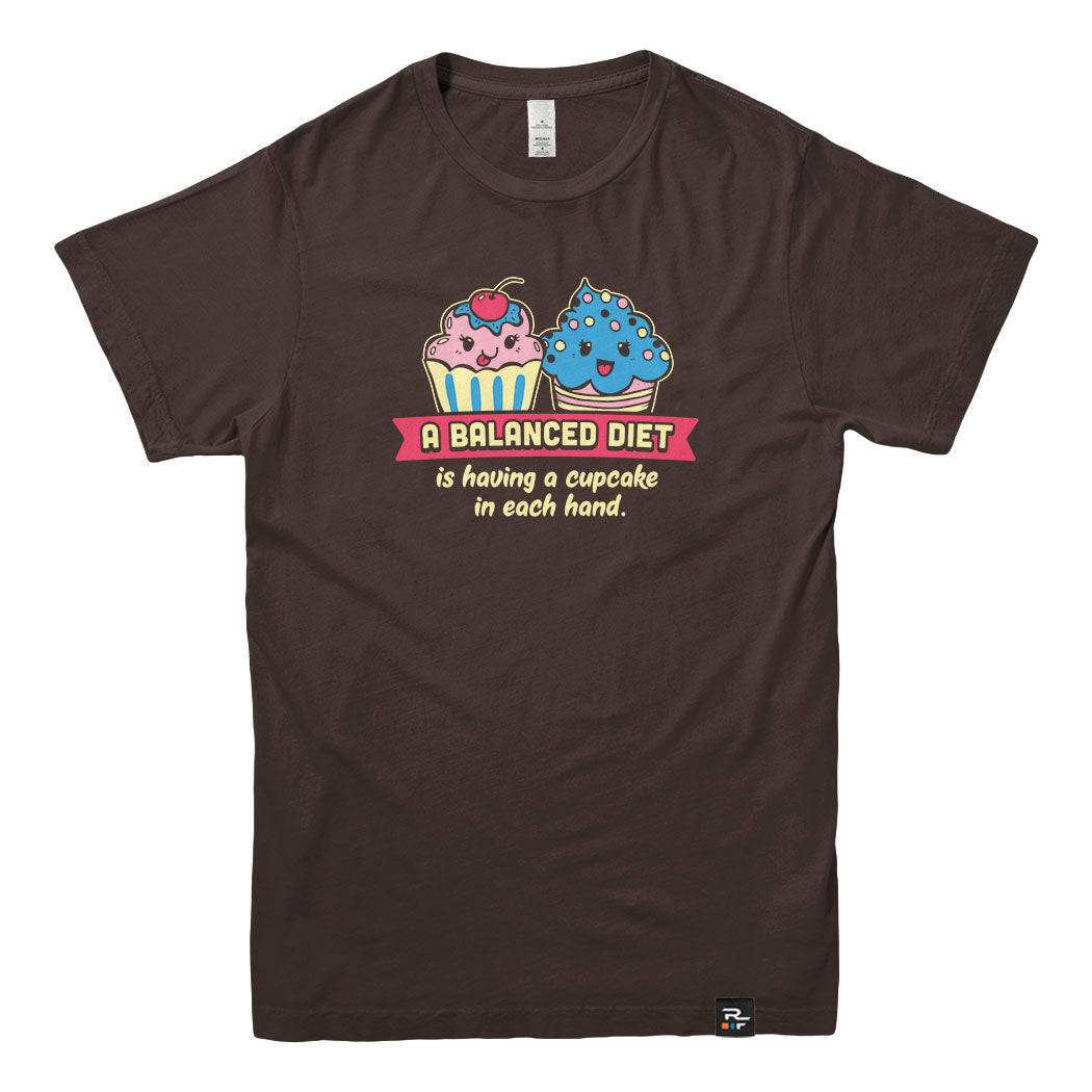 Cupcake Balanced Diet T-shirt