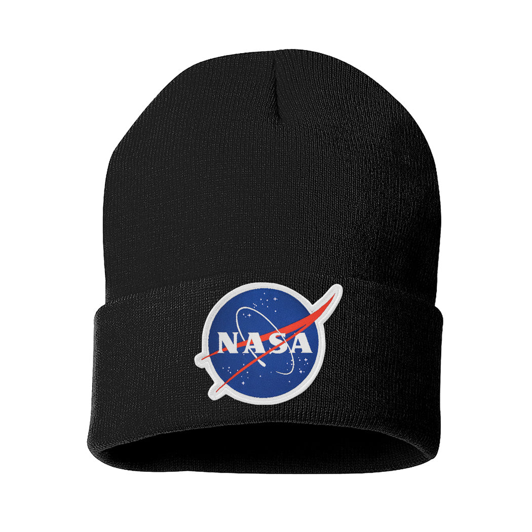 Nasa Meatball Logo Cuff Knit Beanie